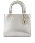 Micro-Cannage Medium Lady Dior, front view
